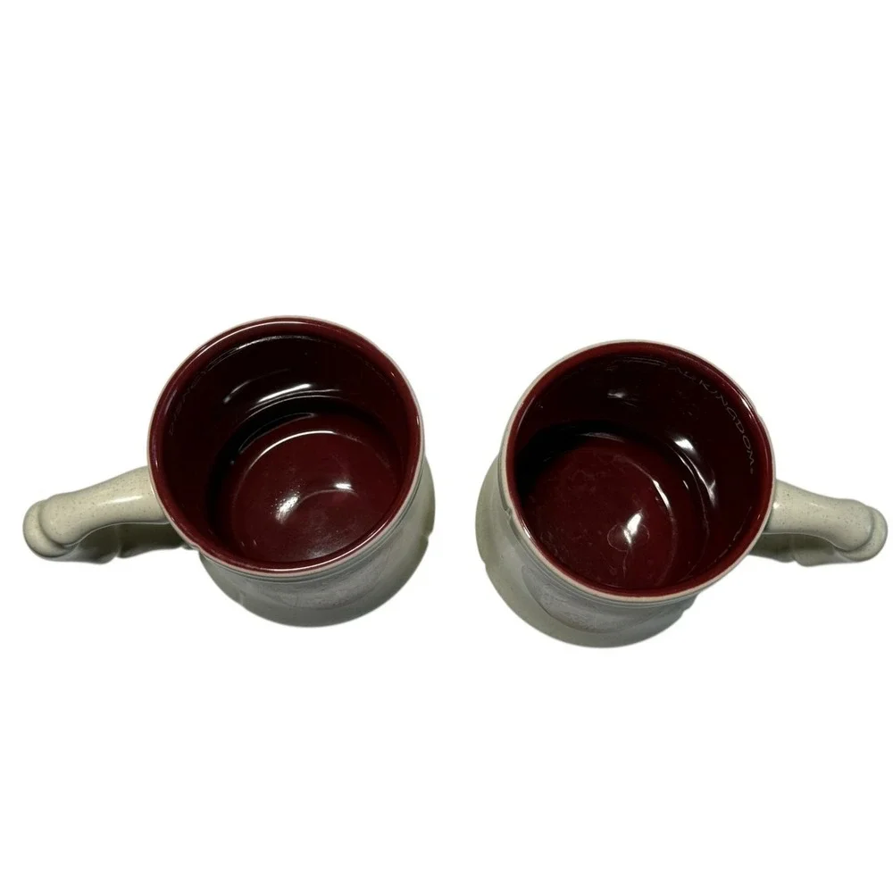 Disney Animal Kingdom Asia‎ Tiger Yin Yang Mug Set of 2 Ceramic 16 oz Bone China